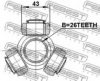 FORD 4994092 Tripod Hub, Drive shaft